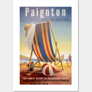 Vintage British Rail advert, Paignton Posters and Art